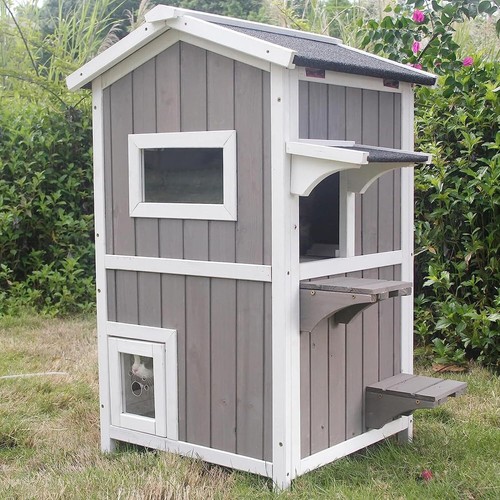 Petscosset outdoor cat shelter - cat,